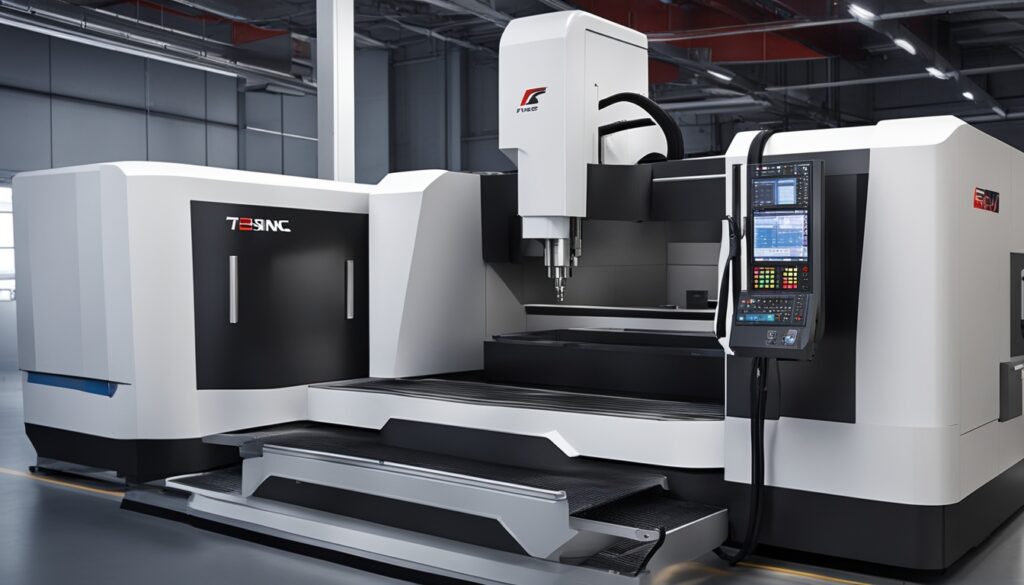 Moderne CNC-Maschine